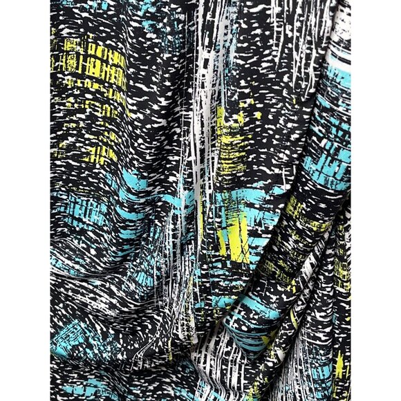 BCBGMAXAZRIA Abstract Print Ruched Sheath Dress XS - Picture 7 of 14